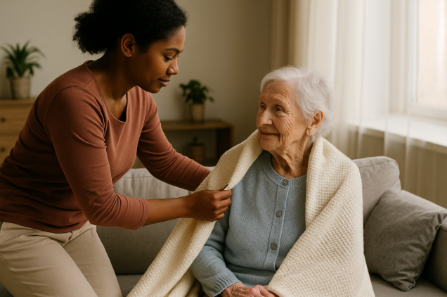Unveiling-the-Thread-of-Becoming-Rising-in-Light-and-Legacy-Caregiver-Placing-Blanket