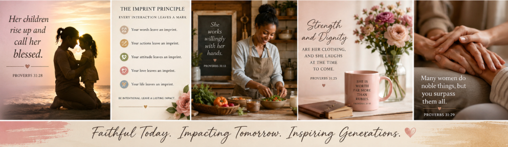 Image representing the Proverbs 31 Woman and the SOULINK™ Framework for Mother’s Day, Faithful, Impacting, Inspiring